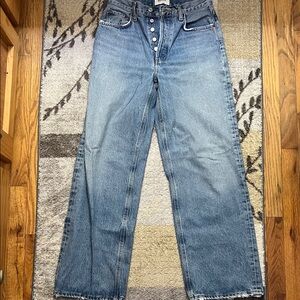 Agolde Women’s Medium Wash/Distressed Jeans